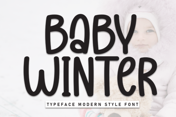 Baby Winter Display Font for Playful Web Design