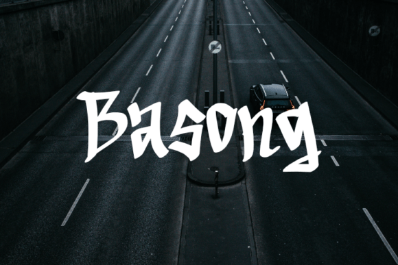 Basong Font: A Chic Typeface for Creative Crafts