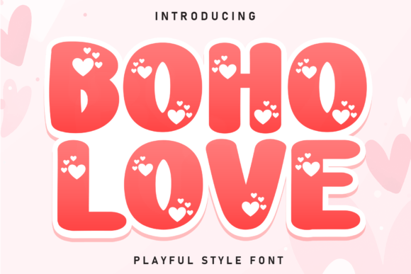 Boho Love: A Quirky Display Font for Editorial Design