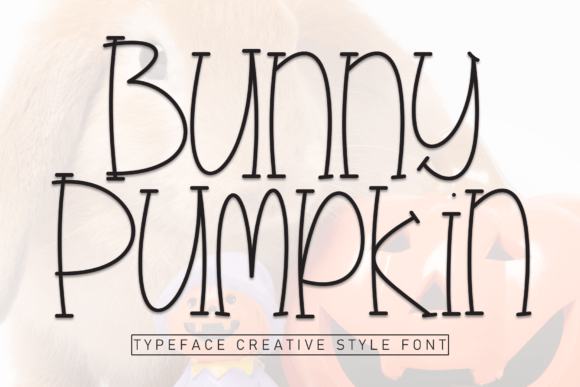 Bunny Pumpkin: A Playful Handwritten Display Font for Crafters