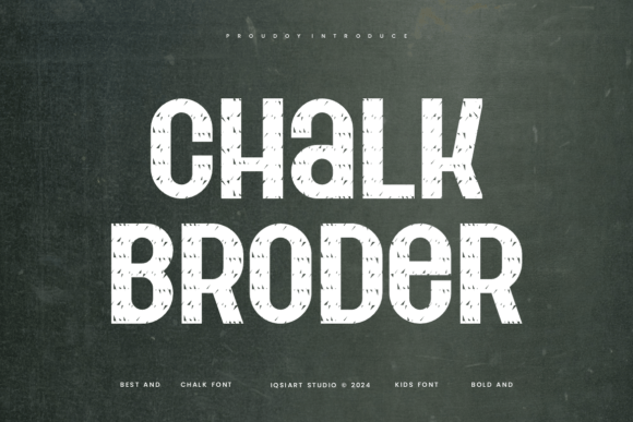 Chalk Broder Typeface: Elevate Your Brand With Playful Typography