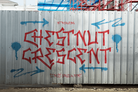 Chestnut Crescent: A Street Brush Font for Bold Digital Branding