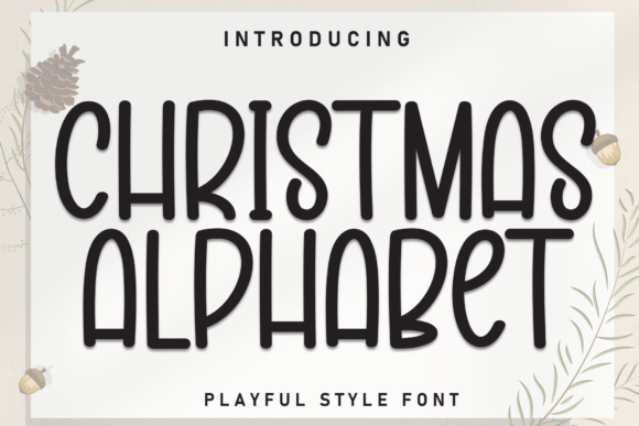 Christmas Alphabet: The Handwritten Display Font for Festive Brand Campaigns