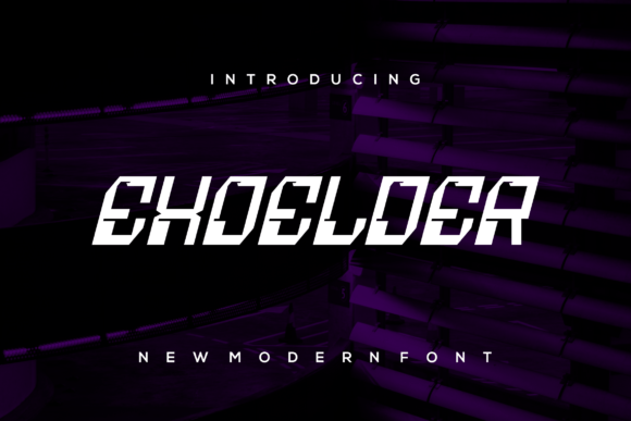 Exoelder: A Bold Display Font for Creative Branding