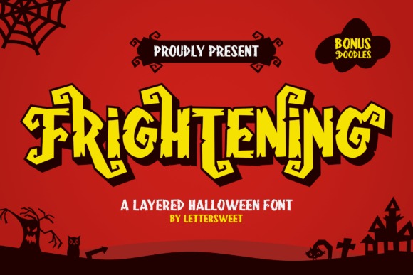 Frightening: The Bold Halloween Display Font for Handmade Creators