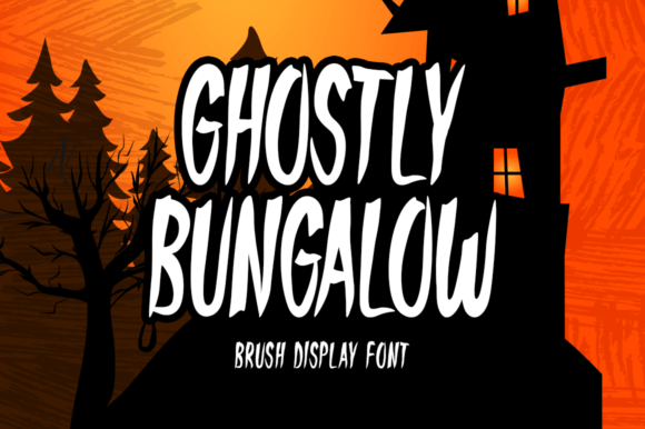 Ghostly Bungalow Font: A Unique Display Typeface for Digital Design