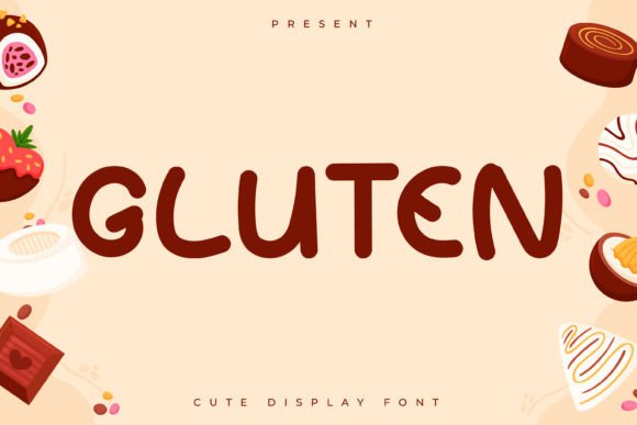 Gluten: A Playful Font for Editorial Design