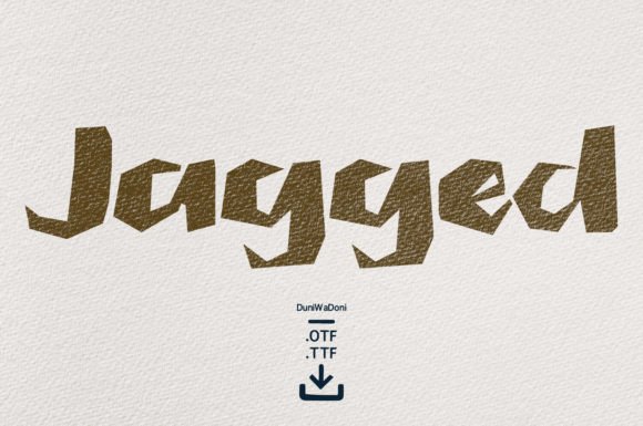 Jagged Font Review: A Bold Display Type for Creative Projects