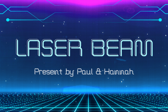 Laser Beam Font: Bold and Beautiful Display Type