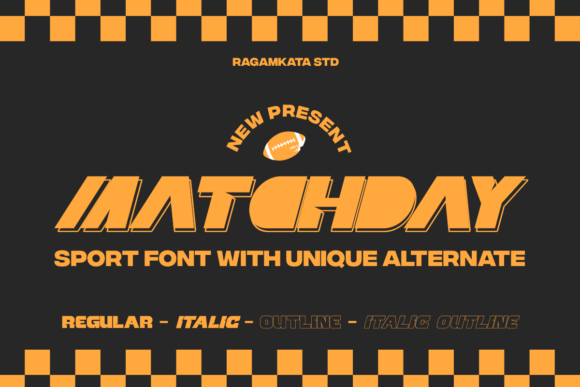 Matchday Font: A Display Typeface for High-Impact Sports Branding