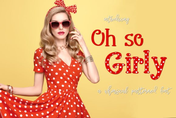 Oh so Girly Font Review: A Whimsical Script for Handmade Brands