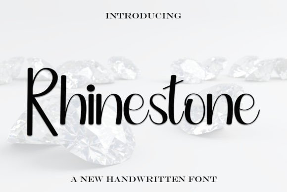 Rhinestone: The Trendy Handwritten Display Font for Elegant Campaigns