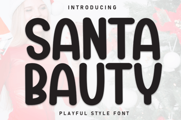 Santa Beauty Typeface Review for Holiday Branding