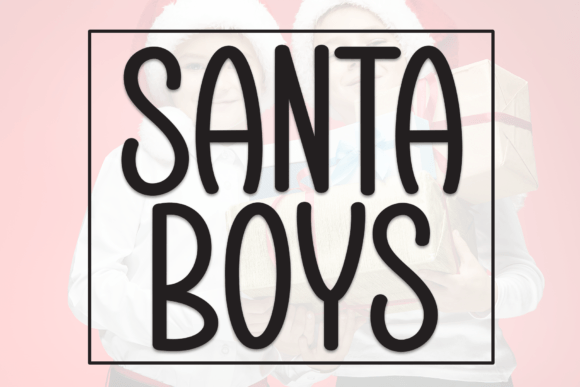Santa Boys Display Font Review for Festive Design Projects