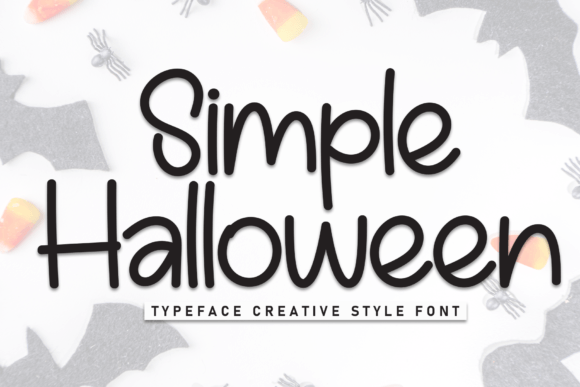 Simple Halloween Typeface for Festive Brand Identity