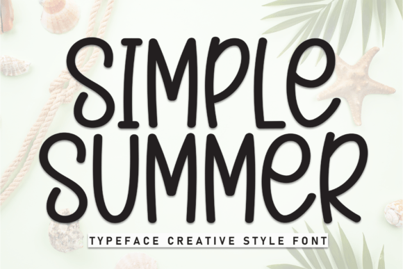 Simple Summer Display Font for Casual Branding