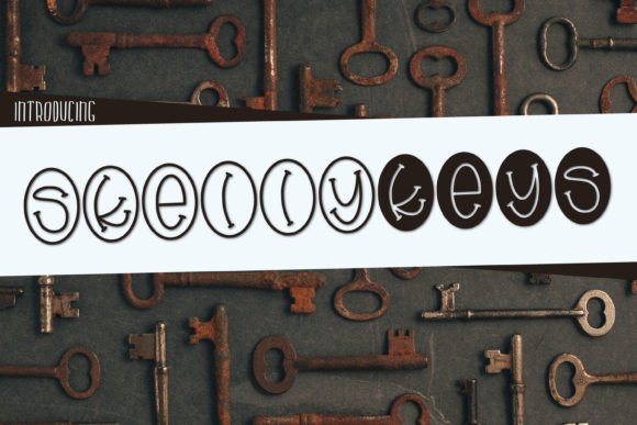 Skelly Keys: A Playful Display Font for Scroll-Stopping Visuals