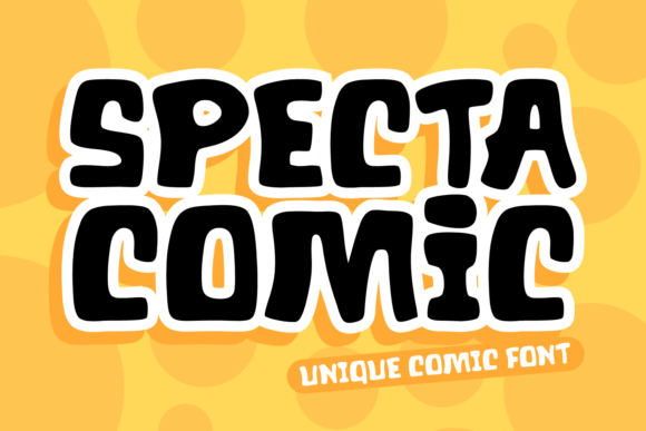 Specta Comic: The Bold Display Typeface for High-Impact Campaigns