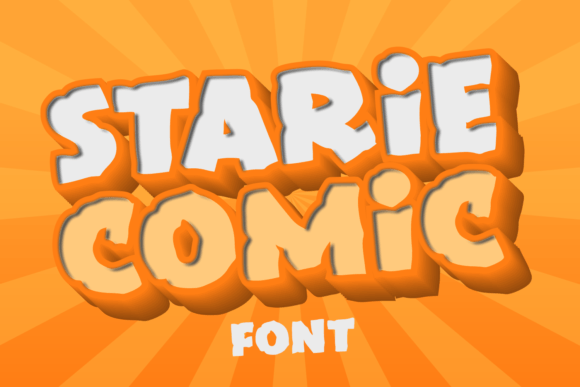 Starie Comic Typeface Review for Handmade Brands