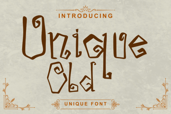 Unique Old Typeface: Elevate Brand Identity with Ancient Egypt Style Fonts